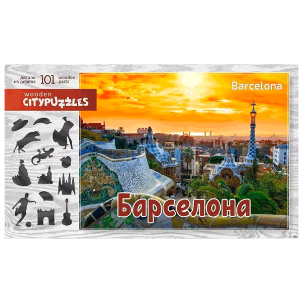 Puzzle Citypuzzles Barcelona 6+/ Numărul de piese: 101  photo 1