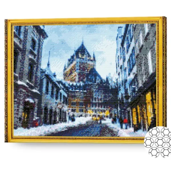 Мозайка Art Galery Premium Stradela orașului de iarnă  /  photo 2 Мозайка Art Galery Premium Stradela orașului de iarnă  /  photo 2