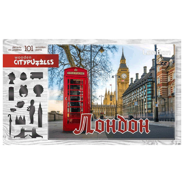 Puzzle Citypuzzles London 6+/ Numărul de piese: 101  photo 1