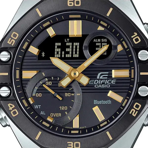 Ceas de mână pentru bărbați Casio ECB-10DB-1A9EF Cuarț / 49 mm photo 2