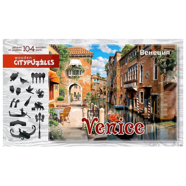 Puzzle Citypuzzles Venice 6+/ Numărul de piese: 108 photo 1