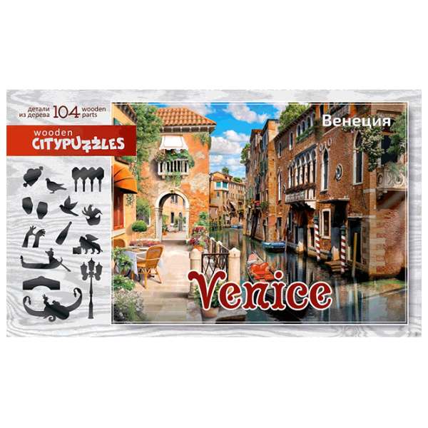 Puzzle Citypuzzles Venice 6+/ Numărul de piese: 108 photo 1