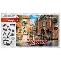 Puzzle Citypuzzles Venice 6+/ Numărul de piese: 108