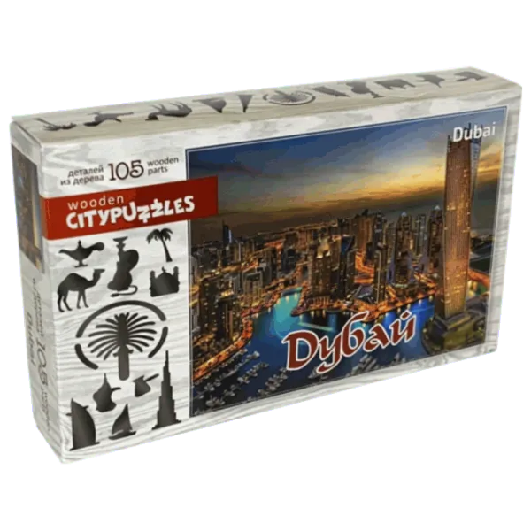 Puzzle Citypuzzles Dubai 6+/ Numărul de piese: 105 photo 2
