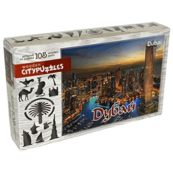 Puzzle Citypuzzles Dubai 6+/ Numărul de piese: 105 photo 2