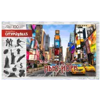 Puzzle Citypuzzles New-York 6+/ Numărul de piese: 100