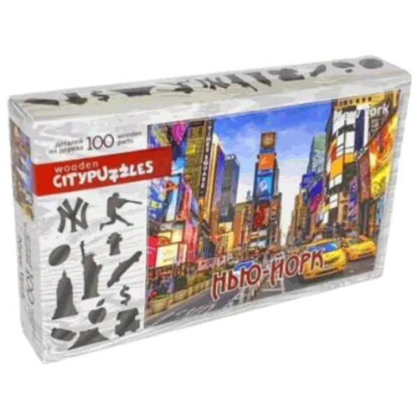 Puzzle Citypuzzles New-York 6+/ Numărul de piese: 100 photo 2