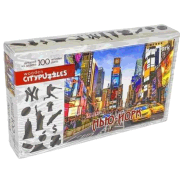 Puzzle Citypuzzles New-York 6+/ Numărul de piese: 100 photo 2