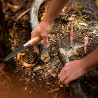 Cuțit Opinel Saw Beech Nr. 12 Camping / Oțel inoxidabil photo 4