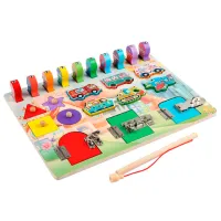 Бизиборд New World Весёлый транспорт 2+