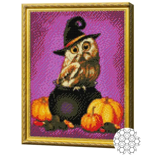 Мозайка New World Bufniță și bostani  /  photo 2 Мозайка New World Bufniță și bostani  /  photo 2