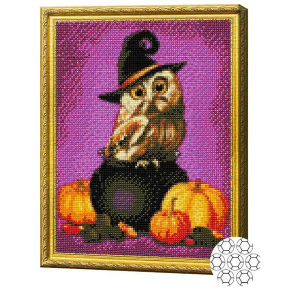 Мозайка New World Bufniță și bostani  /  photo 2 Мозайка New World Bufniță și bostani  /  photo 2