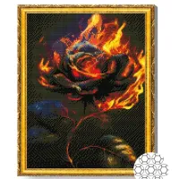 Мозайка Art Galery Premium Trandafir in flăcări / photo 3