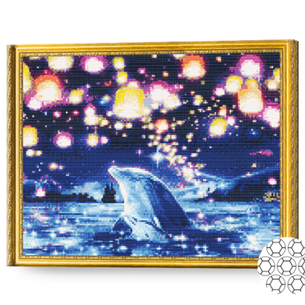 Mozaic Art Galery Premium Delfin si luminițe  /  photo 2 Mozaic Art Galery Premium Delfin si luminițe  /  photo 2