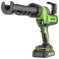 Пистолет для силикона Greenworks G24CG Черный