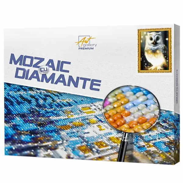 Mozaic Art Galery Premium Bufnița albă  /  photo 1