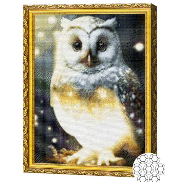 Mozaic Art Galery Premium Bufnița albă  /  photo 2