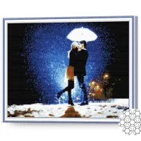 Мозайка Art Galery Premium În doi iarna / photo 2