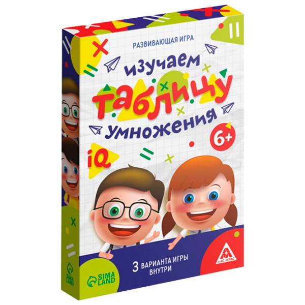 Настольная игра Las Igras Изучаем таблицу умножения» 6+/ Развитие photo 1