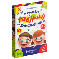 Joc de masă Las Igras Învățăm tabla înmulțirii 6+/ Dezvoltare