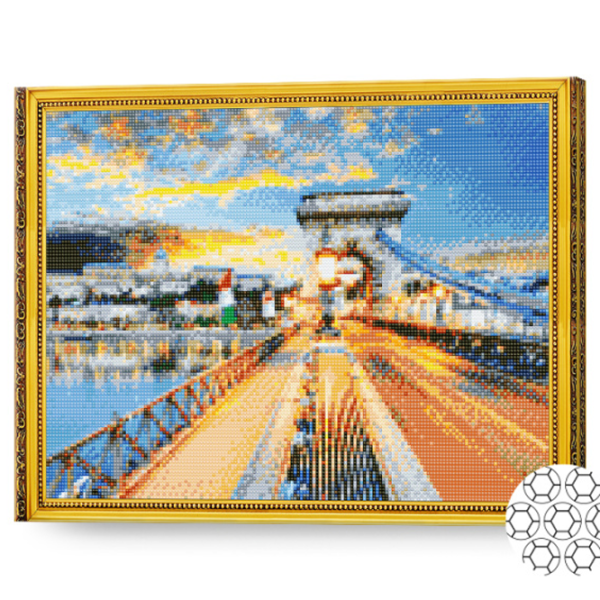 Mozaic Art Galery Premium Podul seara   /  photo 2