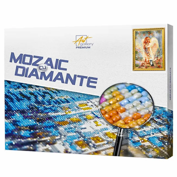 Мозайка Art Galery Premium Înger cu motanași  /  photo 1 Мозайка Art Galery Premium Înger cu motanași  /  photo 1