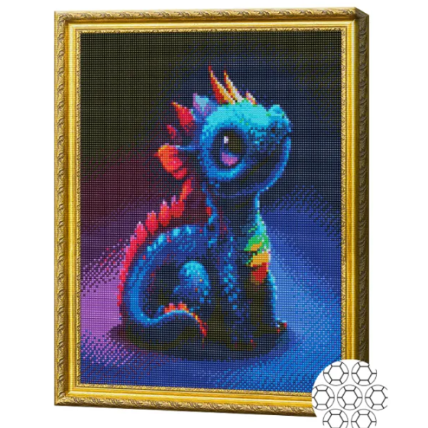 Mozaic Art Galery Premium Dragon neon   /  photo 2 Mozaic Art Galery Premium Dragon neon   /  photo 2