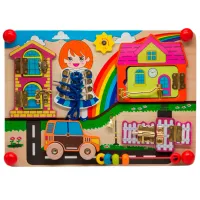 Бизиборд New World Девочка 2+