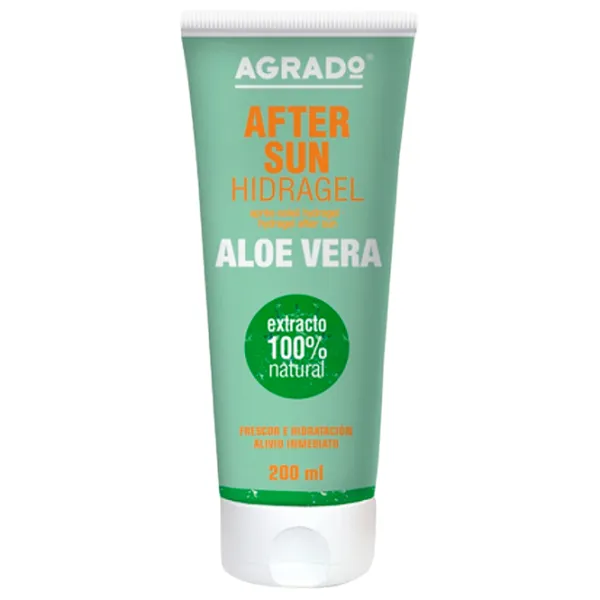Cremă de protecție solară Agrado After Sun Hidragel Aloe Vera Green / 0.2l photo 1 Cremă de protecție solară Agrado After Sun Hidragel Aloe Vera Green / 0.2l photo 1