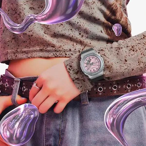 Ceas de mână pentru femei Casio GM-S2110-4AER Cuarț / 46 x 41 mm photo 2