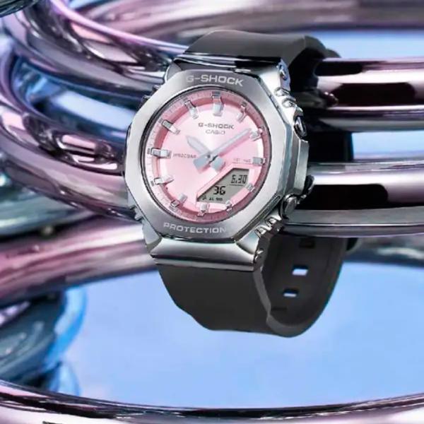 Ceas de mână pentru femei Casio GM-S2110-4AER Cuarț / 46 x 41 mm photo 4