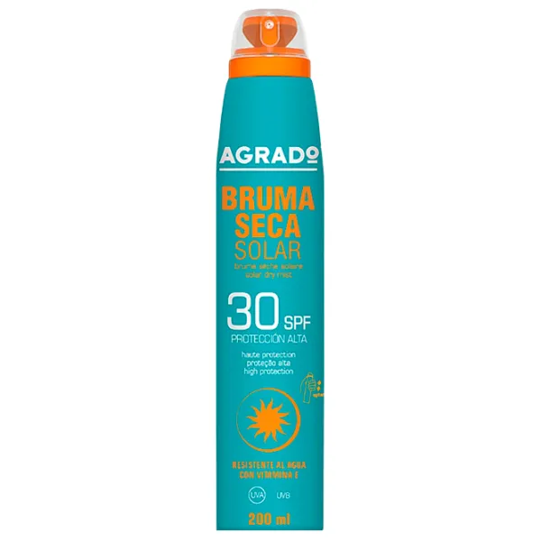 Spray de protecție solară Agrado Dry Mist Teal / 0.2l photo 1 Spray de protecție solară Agrado Dry Mist Teal / 0.2l photo 1