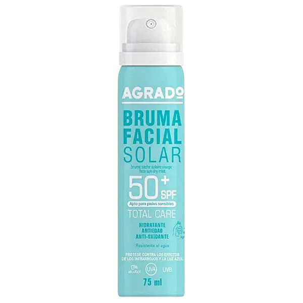 Солнцезащитный спрей Agrado Facial Sun Mist Синий / 0.075л photo 1 Солнцезащитный спрей Agrado Facial Sun Mist Синий / 0.075л photo 1