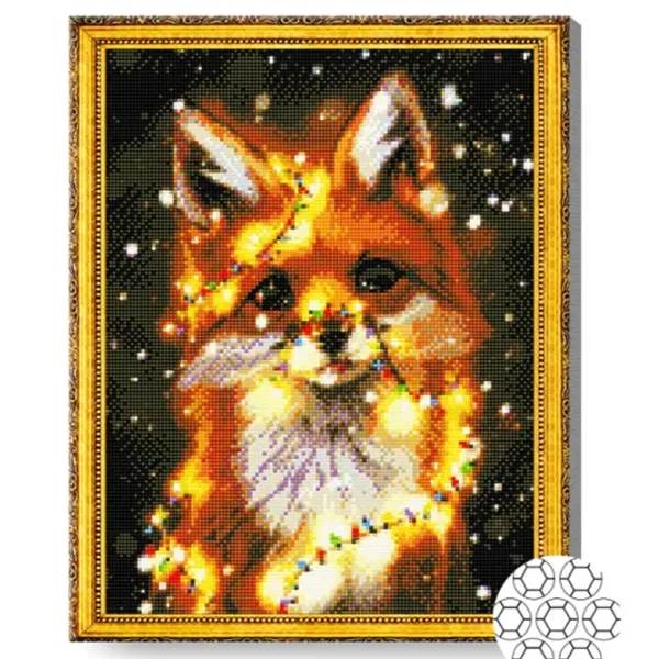 Mozaic Art Galery Premium Vulpea in luminițe  /  photo 2 Mozaic Art Galery Premium Vulpea in luminițe  /  photo 2