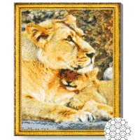 Мозайка Art Galery Premium Tandrețea leilor / photo 2