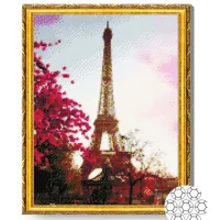 Mozaic Art Galery Premium Copaci infloriți la Paris / photo 2