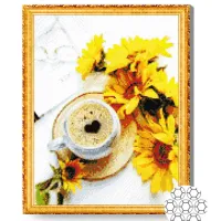 Мозайка Art Galery Premium Floarea soarelui si cafea / photo 2