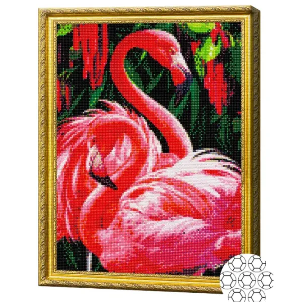 Мозайка Art Galery Premium Flamingo aprinși  /  photo 2