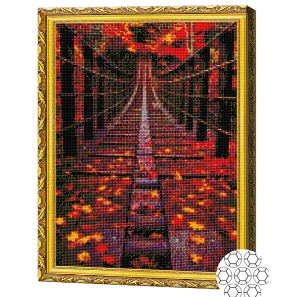 Mozaic Art Galery Premium Frunze roșii  /  photo 2