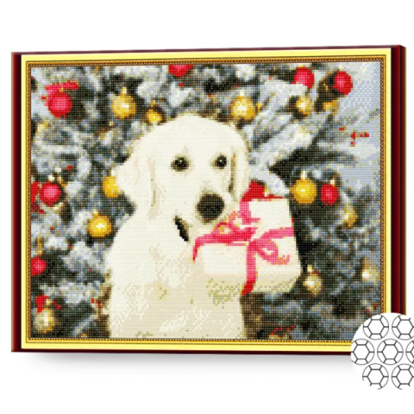 Mozaic Art Galery Premium Labrador cu cadou   /  photo 2 Mozaic Art Galery Premium Labrador cu cadou   /  photo 2