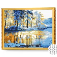 Мозайка Art Galery Premium Gheața pe râu / photo 2
