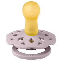 Suzetă cu tetina rotundă Bibs Boheme 210267C Pentru fetițe / 0 luni - 6 luni / Latex / Liliac photo 3