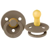 Соска круглая Bibs 300243C  Унисекс / 18 месяцев - 36 месяцев / Латекс / Дуб