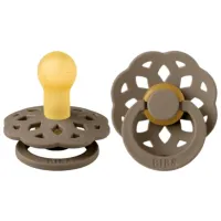 Suzetă cu tetina rotundă Bibs Boheme 210243C  Pentru fetițe / 0 luni - 6 luni / Latex / Oak