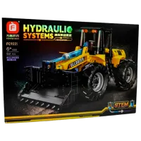 Конструктор New World Гидравлический бульдозер / Разноцветный