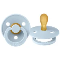 Suzetă cu tetina simetrică Bibs Colour 121231C  Unisex / 0 luni - 6 luni / Latex / Blue