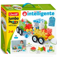 Конструктор Quercetti Jumbo Peggy Vehicles / Разноцветный