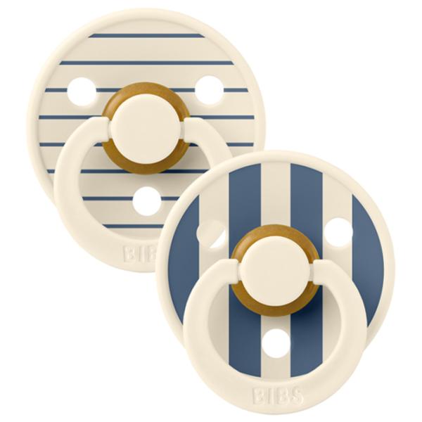 Suzetă cu tetina rotundă Bibs Colour 11015105  Pentru fetițe / 0 luni - 6 luni / Latex / Ivory photo 5