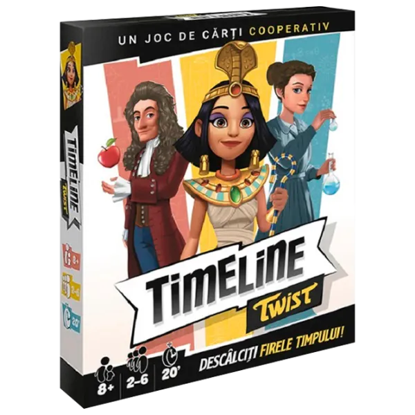 Joc de masă Ludicus Games Timeline Twist 8+/ Dezvoltare photo 1 Joc de masă Ludicus Games Timeline Twist 8+/ Dezvoltare photo 1