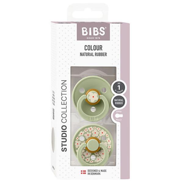 Соска круглая Bibs Studio Colour 11017104  Унисекс / 0 месяцев - 6 месяцев / Латекс / Серо-зеленый photo 3